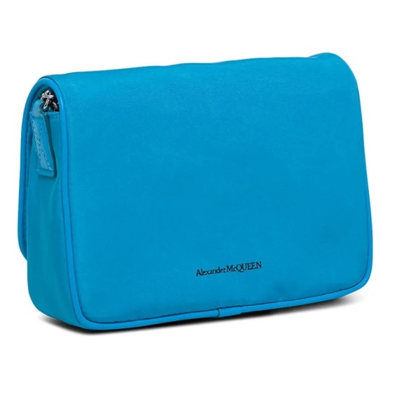 ALEXANDER MCQUEEN, Blue Skull Accent Crossbody Bag - Picture 12 of 16